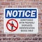 Signmission Admittance With ID Badge Only OSHA Notice Sign, Plastic, 10in W x 7in L, 2PK OS-2PACK-NS-P-710-L-15207 - alternate 4
